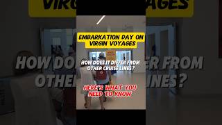 EMBARKATION DAY on Virgin Voyages Heres What you should know VirginVoyages cruise wptravel [upl. by Darce168]