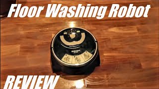 REVIEW iLife Shinebot W450 Smart Mopping Robot Floor Washing amp Scrubbing Robot [upl. by Cortney]