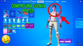 COMPRO UNA CUENTA DE FORTNITE POR 5😱 [upl. by Reich]