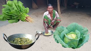 Badhakopi niramish bengali recipe।Cabbage recipes bengali style।Veg mulo shak recipe [upl. by Peg]