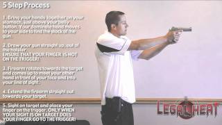 Legal Heat  Presentation from a Holster amp Shooting Stances [upl. by Redienhcs]