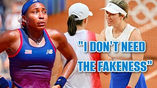 Collins Calls Swiatek FAKE Was Gauff CHEATED at Olympics ZhengNavarro BEEF [upl. by Manon]