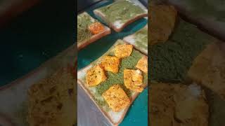 TANDOORI PANEER TIKKA SANDWICH GHAR PAR KAISE BANAYE food viralvideo streetfood 👌👍🥳 [upl. by Ynelram]