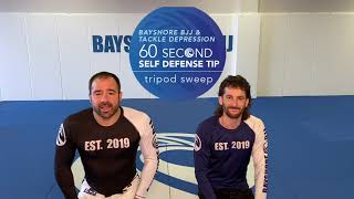 60 Second Self Defense 03 Tripod Sweep [upl. by Swanhilda]