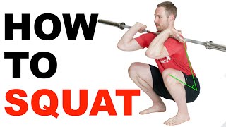 How To Perform A PERFECT Squat [upl. by Colis]