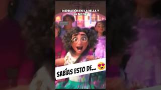 💥🤯 ENCANTO SE INSPIRÓ EN LA BELLA Y LA BESTIA shorts viral disney [upl. by Genny126]