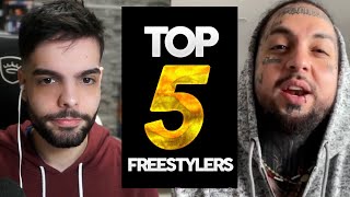 EL TOP 5 FREESTYLERS de LOBO ESTEPARIO CHUTY ES EL MEJOR DEL MUNDO ACTUALMENTE [upl. by Ecirtnahc]