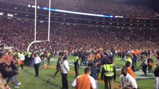 Auburns Chris Davis wins the 2013 Iron Bowl Winning endzone POV [upl. by Felske]