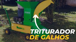 TRITURADOR DE GALHOS  RESÍDUOS Á GASOLINA TRAPP [upl. by Breena562]