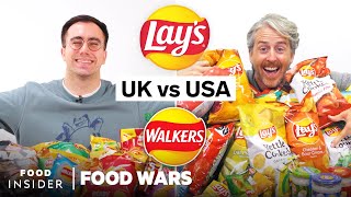 US vs UK Lay’s Chips and Walkers Crisps  Food Wars [upl. by Enigroeg]