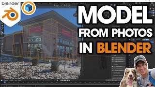 Modeling from Photos INSIDE BLENDER with Perspective Plotter [upl. by Roxy]