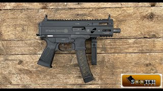 The Mini Bog Stribog SP9A3s Pistol Review [upl. by Yorled]