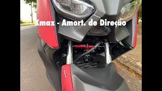 YAMAHA XMAX 250  AMORTECEDOR DE DIREÇÃO [upl. by Tammie]