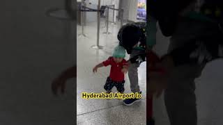 Hyderabad Rajiv Ghandi airport lo జాయ్ పడిపోయాడు [upl. by Yeleek]