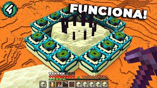 Construí el PORTAL al End MÁS GRANDE de Minecraft [upl. by Puklich279]