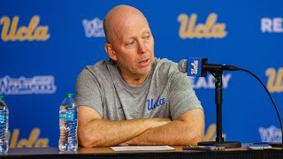 UCLA M Basketball Postgame  Coach Cronin vs Rider Nov 4 2024 [upl. by Ecnarrot628]