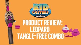 Kid Casters Leopard Tangle Free Fishing Rod [upl. by Elburt840]