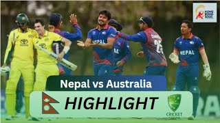 Australia vs Nepal Highlights  Hong Kong Super Sixes League 2024 [upl. by Tiffanle]