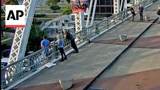 Jon Bon Jovi helps talk a woman down from the ledge on Nashville bridge [upl. by Nosned]