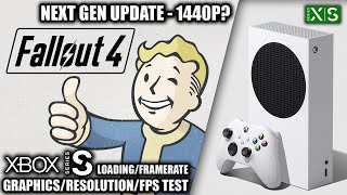 Fallout 4 Next Gen Update  Xbox Series S Gameplay  FPS Test [upl. by Nannaihr]