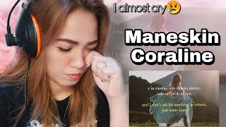 Måneskin  CORALINE lyrics  sub ENGLISH REACTION [upl. by Ezana]