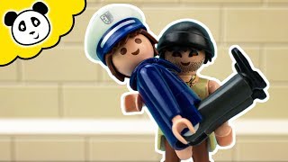 PLAYMOBIL Polizei Film  Karlchen Knack rettet Toni Räuberschreck Playmobil Film [upl. by Etnor117]