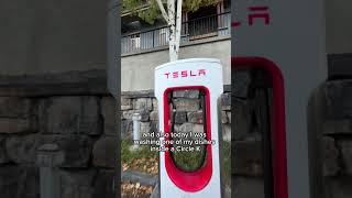 I got cussed out by a gas station employee for living in my tesla [upl. by Nahshon]