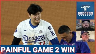 Shohei Ohtanis Injury  Yoshinobu Yamamotos Gem Los Angeles Dodgers Win World Series Game 2 [upl. by Reina]