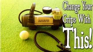 Changing Golf Grips With An Air Compressor [upl. by Jamin94]