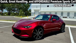 2024 Mazda MX5 Miata RF GT TEST DRIVEFULL REVIEW [upl. by Rybma]