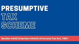 All About Section 44ADSection 44ADA and Section 44AE of Income Tax Act 1961 casandilyabrajesh [upl. by Ditter]