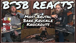 Most Brutal Bare Knuckle Knockouts  BSSB Reacts [upl. by Studner]