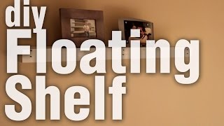 DIY Floating Shelf from Pallet Wood [upl. by Aihtak]