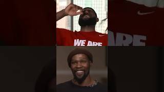 LeBron’s reaction when KD picked Gobert over Harden 💀 [upl. by Atteynad]