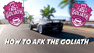 How to AFK The Goliath  Forza Horizon 5 [upl. by Camala]