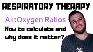 Respiratory Therapy  Air to Oxygen ratios Venturi devices Large volume nebulizers Total Flow [upl. by Adama910]