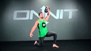 Half Kneeling One Arm Kettlebell Press [upl. by Ailehpo]