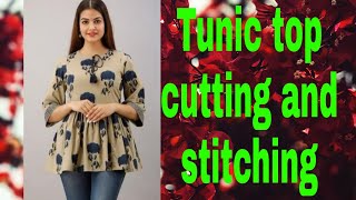 tunic top cutting and stitching  7 to 8 year girl top cutting and stitching [upl. by Lseil]