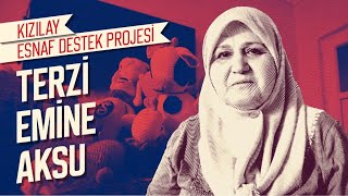 Kızılay Esnaf Destek Projesi  Terzi Emine Aksu Hikayesi [upl. by Eillen]