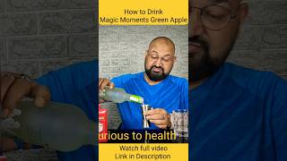 How to drink Magic Moments green apple nilgirikashyap vodka review [upl. by Einaled]