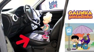 Baby Alive Clarinha DIRIGINDO CARRO DE VERDADE cantando galinha pintadinha lanchinho canal infantil [upl. by Karola]