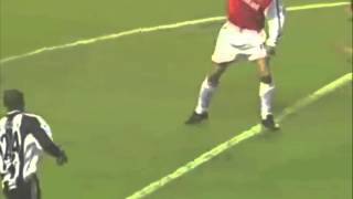 Dennis Bergkamp vs Newcastle  Best goal ever [upl. by Erny824]