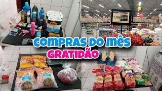 COMPRAS DO MÊS DE MARÇO  VLOG NO SUPERMERCADO  VALORES DE TUDO [upl. by Yatnwahs]