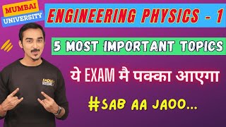 ENGINEERING PHYSICS 1  MOST IMPORTANT QUESTIONS  FIRST YEAR ENGINEERING  SAURABH DAHIVADKAR [upl. by Anina415]