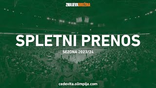 Cedevita Olimpija  AKK Branik 1A SKL U18 18 april 2024 [upl. by Anallese]