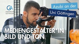 Mediengestalterin Bild und Ton  Azubi an der Uni Göttingen [upl. by Llerrit]