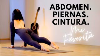 ABDOMEN PIERNAS Y CINTURA Esta clase es de mis favoritas Yoga Fit Series Viridiana Yoga [upl. by Asyal89]