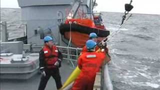 Launching a Seaglider in the Norwegian sea while storm [upl. by Acissaj606]