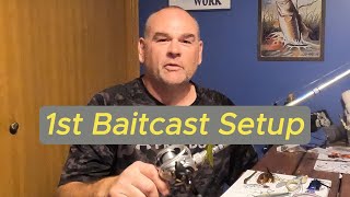 1st Baitcaster Rod Setup  Bass Fishing Tips [upl. by Eloisa947]