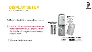 How to Set Up and Use Your AcuRite Thermometer Model 02059 [upl. by Yntruoc187]